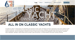 Desktop Screenshot of classicyachts.org
